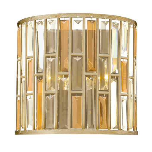 Elstead - HK/GEMMA2/A SL Gemma 2 Light Wall Light - Silver Leaf - Elstead - Sparks Warehouse