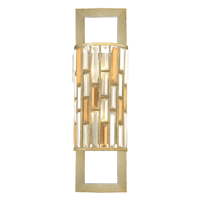 Elstead - HK/GEMMA2/B SL Gemma 2 Light Wall Light - Silver Leaf - Elstead - Sparks Warehouse