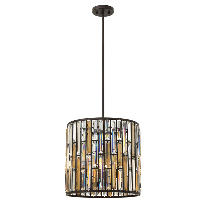 Elstead - HK/GEMMA/P/B VBZ Gemma 3 Light Pendant - Vintage Bronze - Elstead - Sparks Warehouse