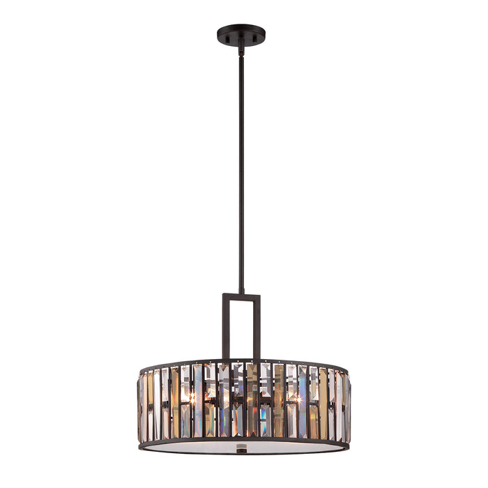 Elstead - HK/GEMMA/P/C VBZ Gemma 3 Light Pendant - Vintage Bronze - Elstead - Sparks Warehouse