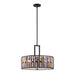 Elstead - HK/GEMMA/P/C VBZ Gemma 3 Light Pendant - Vintage Bronze - Elstead - Sparks Warehouse