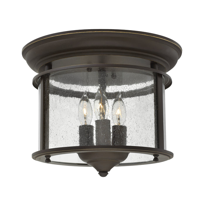 Elstead - HK/GENTRY/F OB Gentry 3 Light Flush Mount - Olde Bronze - Elstead - Sparks Warehouse