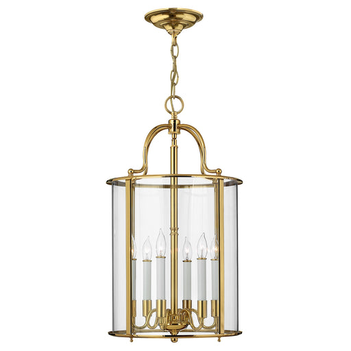 Elstead - HK/GENTRY/P/L PB Gentry 6 Light Large Pendant - Polished Brass - Elstead - Sparks Warehouse