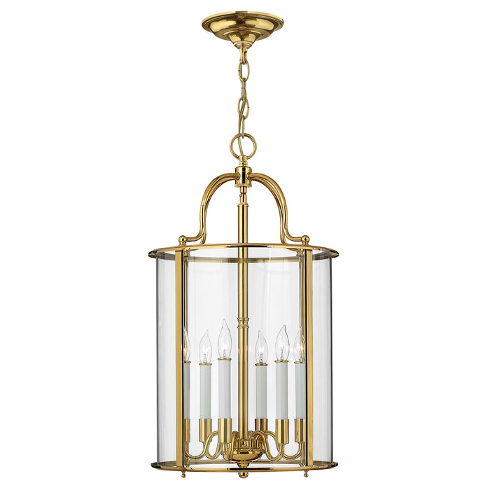 Elstead - HK/GENTRY/P/L PB Gentry 6 Light Large Pendant - Polished Brass - Elstead - Sparks Warehouse