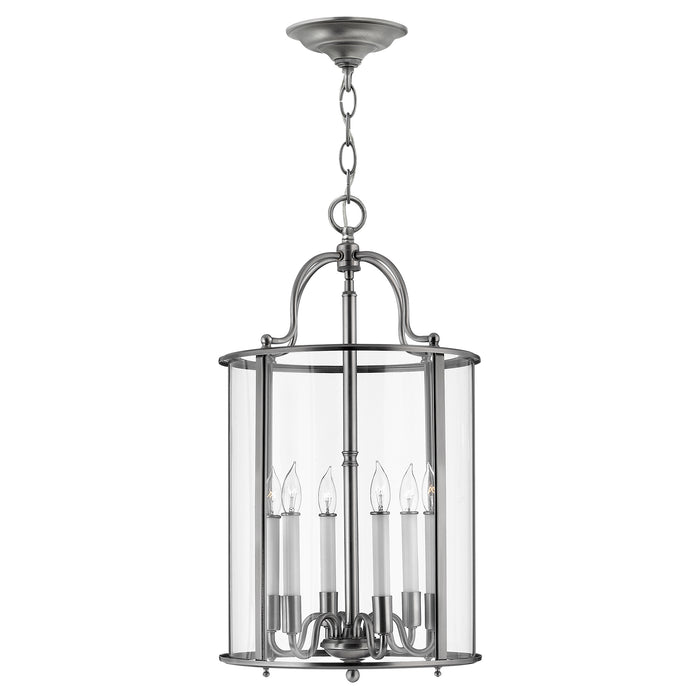 Elstead - HK/GENTRY/P/L PW Gentry 6 Light Large Pendant - Pewter - Elstead - Sparks Warehouse