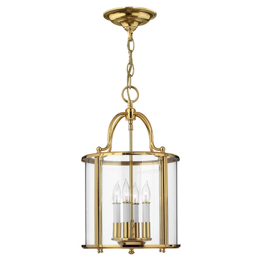 Elstead - HK/GENTRY/P/M PB Gentry 4 Light Medium Pendant - Polished Brass - Elstead - Sparks Warehouse