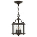 Elstead - HK/GENTRY/P/S OB Gentry 3 Light Small Pendant - Olde Bronze - Elstead - Sparks Warehouse