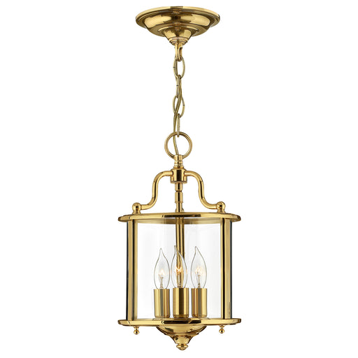 Elstead - HK/GENTRY/P/S PB Gentry 3 Light Small Pendant - Polished Brass - Elstead - Sparks Warehouse