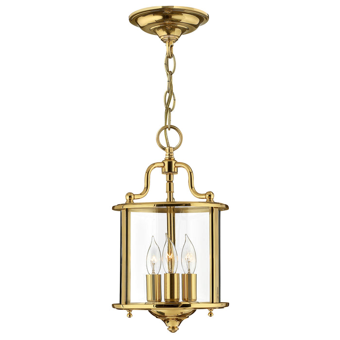 Elstead - HK/GENTRY/P/S PB Gentry 3 Light Small Pendant - Polished Brass - Elstead - Sparks Warehouse