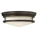 Elstead - HK/HADLEY/F OZ Hadley 3 Light Flush - Oil Rubbed Bronze - Elstead - Sparks Warehouse