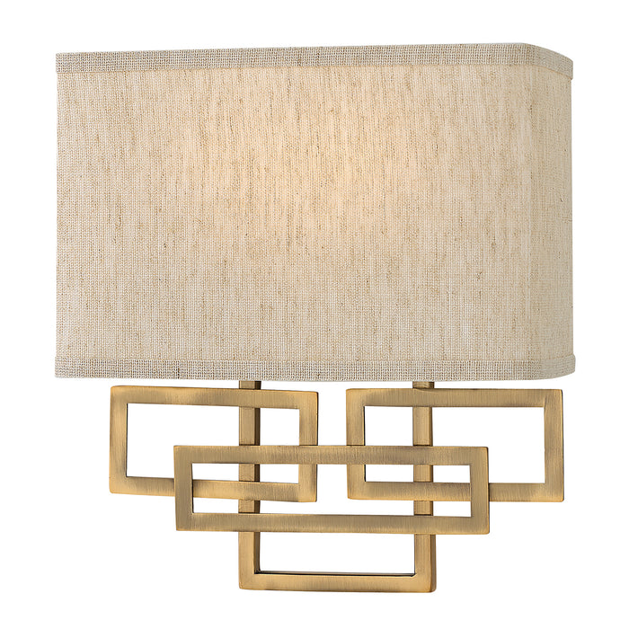 Elstead - HK/LANZA2 BR Lanza 2 Light Wall Light - Brushed Bronze - Elstead - Sparks Warehouse