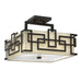 Elstead - HK/LANZA/SF Lanza 3 Light Semi-Flush - Elstead - Sparks Warehouse