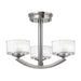 Elstead - HK/MERIDIAN/SF Meridian 3 Light Semi-Flush - Elstead - Sparks Warehouse