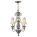 Elstead - HK/PLANT3 PL Plantation 3 Light Chandelier - Polished Antique Nickel - Elstead - Sparks Warehouse