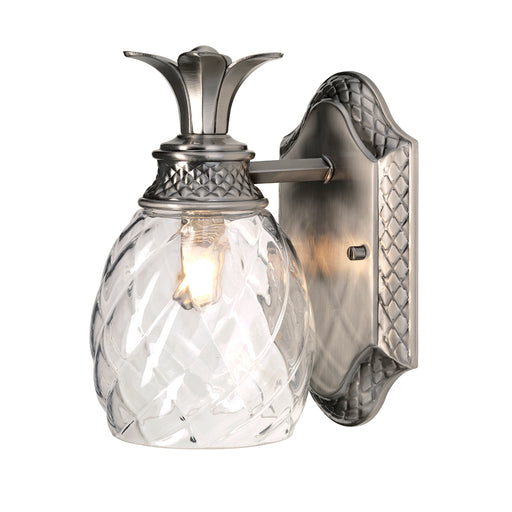 Elstead - HK/PLANT/BATH PL Plantation 1 Light Wall Light - Polished Antique Nickel - Elstead - Sparks Warehouse