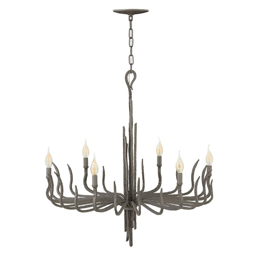 Elstead - HK/SPYRE6C MMB Spyre 6 Light Chandelier - Metallic Matte Bronze - Elstead - Sparks Warehouse