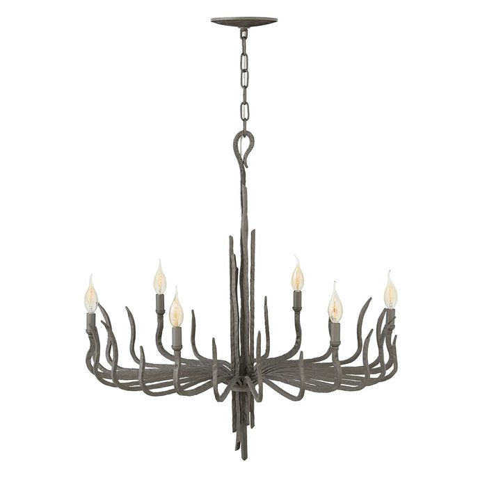 Elstead - HK/SPYRE6C MMB Spyre 6 Light Chandelier - Metallic Matte Bronze - Elstead - Sparks Warehouse