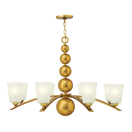 Elstead - HK/ZELDA8 VS Zelda 8 Light Chandelier - Vintage Brass - Elstead - Sparks Warehouse