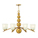 Elstead - HK/ZELDA8 VS Zelda 8 Light Chandelier - Vintage Brass - Elstead - Sparks Warehouse