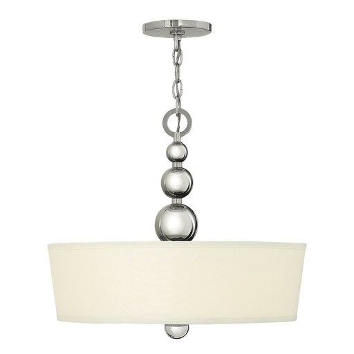 Elstead - HK/ZELDA/P/B PN Zelda 3 Light Pendant - Polished Nickel - Elstead - Sparks Warehouse