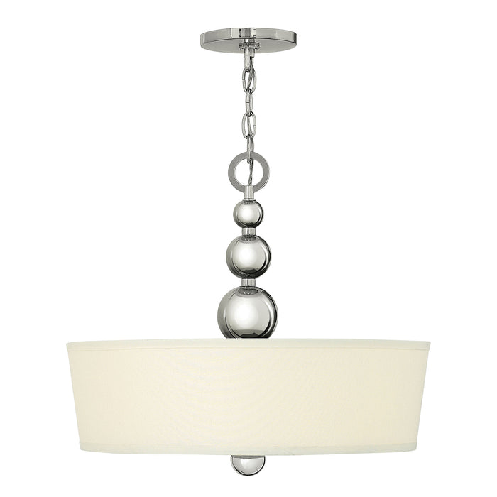 Elstead - HK/ZELDA/P/B PN Zelda 3 Light Pendant - Polished Nickel - Elstead - Sparks Warehouse