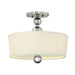 Elstead - HK/ZELDA/SF PN Zelda 3 Light Semi-Flush - Polished Nickel - Elstead - Sparks Warehouse