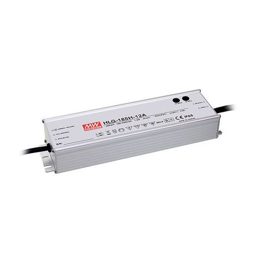 HLG-185H-S - Mean Well HLG-185H Series LED Driver 156W – 186W 12V – 54V LED Driver Meanwell - Easy Control Gear