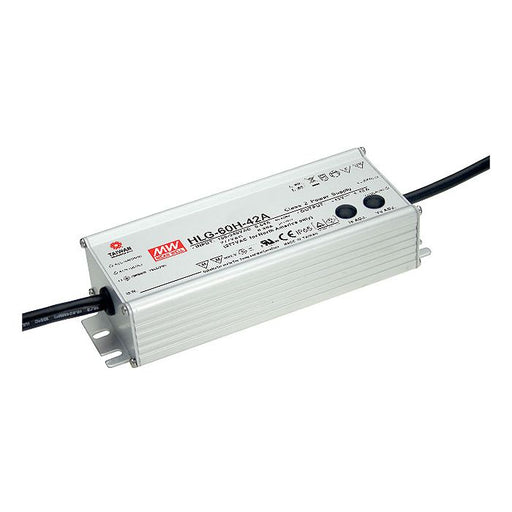 HLG-60H-C350B - Mean Well LED Driver HLG-60H-C350B 70W 350mA LED Driver Meanwell - Easy Control Gear