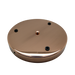 05604 Ceiling Rose Copper 200mm Ø 3-hole - Lampfix - Sparks Warehouse