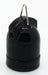 05740 - ES Gloss Black Porcelain Festoon Pendant Lampholder - Lampfix - Sparks Warehouse