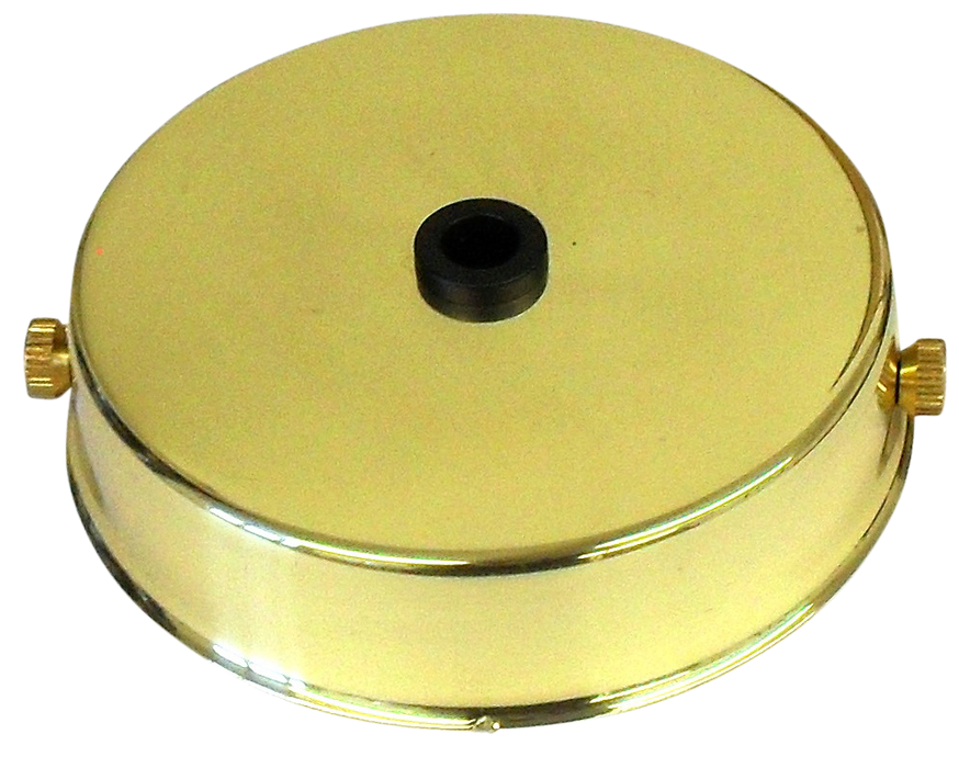 05480 Ceiling Rose Polished Brass 85mm x 21mm - Lampfix - Sparks Warehouse
