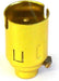 05598 - BC Candle 10mm Lampholder Brassed Metal + Earth Terminal - Lampfix - sparks-warehouse