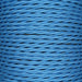 01783 - T-T Braided Flex 3 core 0.5mm Light Blue Cable Sold by the metre - Lampfix - sparks-warehouse
