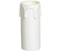 05189 - Plastic Candle Drip White 27 x 70mm - Lampfix - Sparks Warehouse