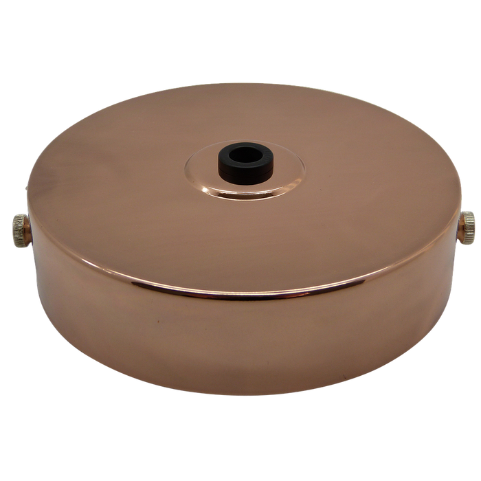 05868 - Ceiling Rose Copper Flat 100mm Ø - Lampfix - Sparks Warehouse