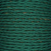 01054 Triple Twisted Braided Flex 3 core 0.75mm Forest Green, mtr - Lampfix - Sparks Warehouse