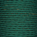 01054 Triple Twisted Braided Flex 3 core 0.75mm Forest Green, mtr - Lampfix - Sparks Warehouse