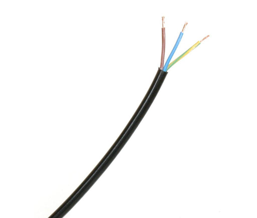 01681 - 2183Y 3 Core 0.5mm Black - Lampfix - Sparks Warehouse