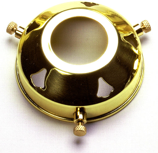 05216 - 2¼" Polished Brass Gallery 29mm hole - Lampfix - sparks-warehouse
