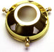 05216 - 2¼" Polished Brass Gallery 29mm hole - Lampfix - sparks-warehouse