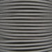 01003 Round Braided Flex 3 core 0.75mm Elephant Grey, mtr - Lampfix - Sparks Warehouse