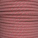 01034 Round Braided Flex 3 core 0.75mm Red/White Spiral, mtr - Lampfix - Sparks Warehouse