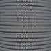 01009 Round Braided Flex 3 core 0.75mm Black/White Zig Zag, mtr - Lampfix - Sparks Warehouse