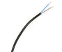 01675 - 2182Y Round Twin 0.5mm Black - Lampfix - Sparks Warehouse