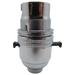 05145 BC Lampholder ½" Switched Chrome - BC / Bayonet Cap / B22, Chrome, ½" Thread Entry - Lampfix - Sparks Warehouse