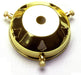 05215 - 2¼" Polished Brass Gallery 10mm hole - Lampfix - sparks-warehouse