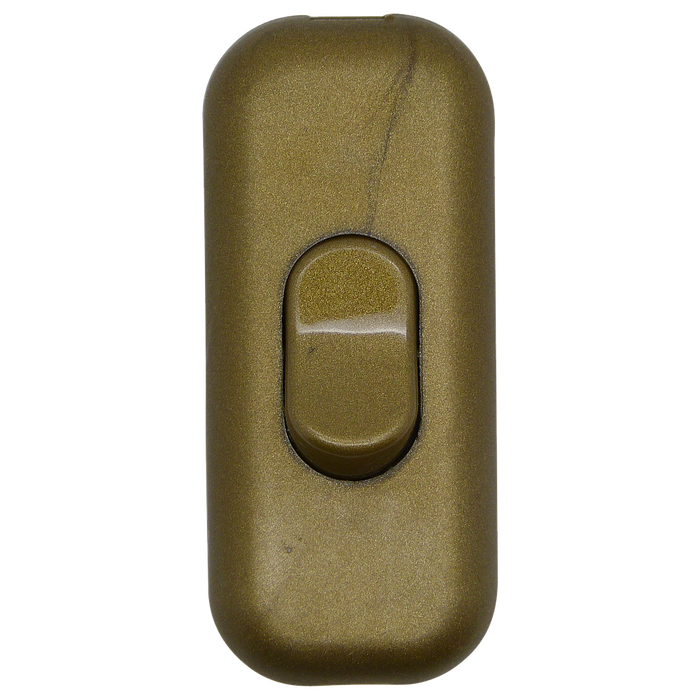 05295 - 3 Core Inline Switch Mini Gold 2A Snap Together - Lampfix - Sparks Warehouse