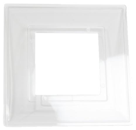 02099 Finger Plate Clear 1G - Lampfix - Sparks Warehouse