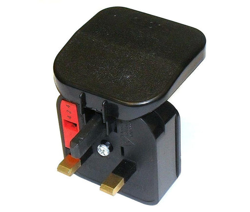 08112 - Continental Adaptor Plug (Euro 2 pin to UK 3 pin) - Lampfix - Sparks Warehouse