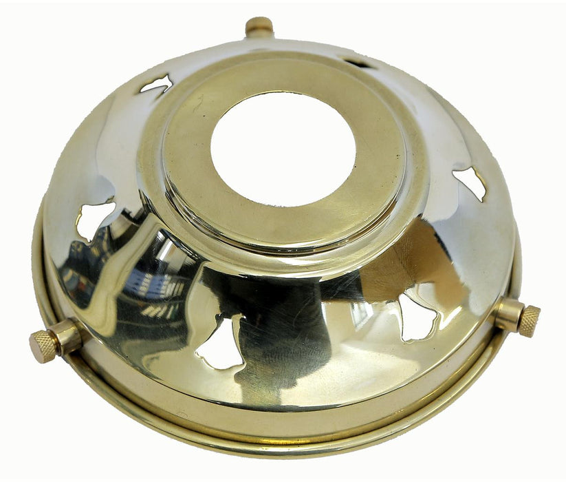 05650 - 3?'' Polished Brass Gallery 29mm hole - Lampfix - sparks-warehouse